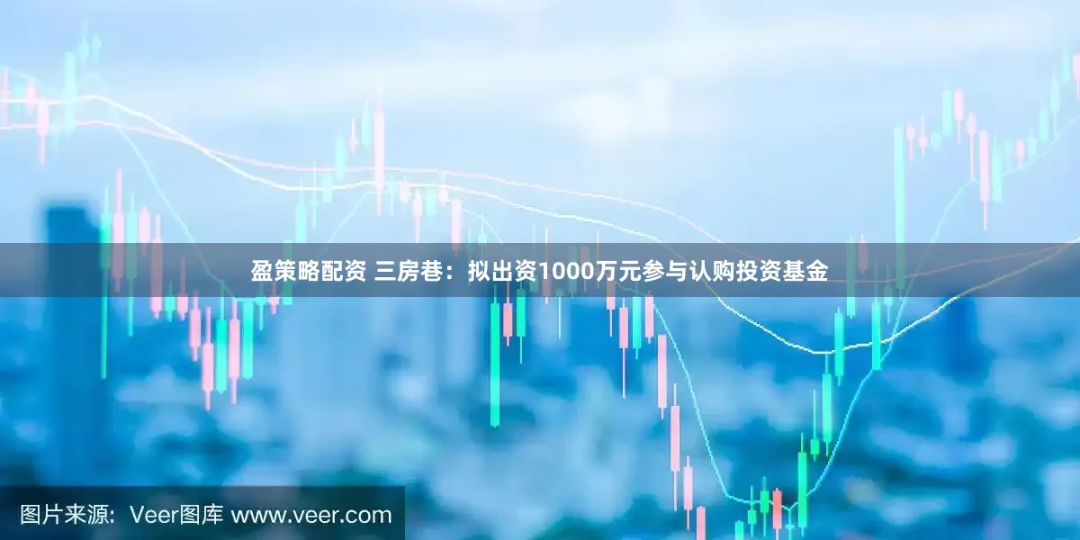 盈策略配资 三房巷：拟出资1000万元参与认购投资基金