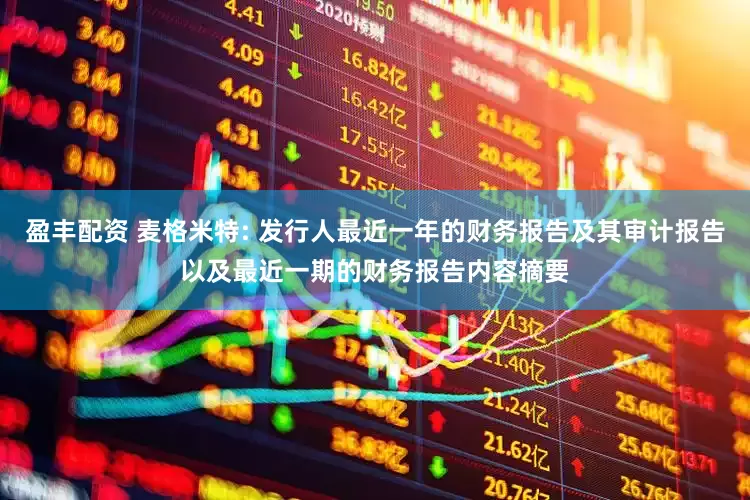 盈丰配资 麦格米特: 发行人最近一年的财务报告及其审计报告以及最近一期的财务报告内容摘要